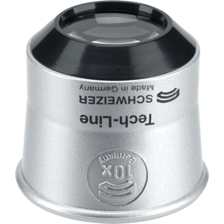 Uhrmacherlupe Tech-Line Vergr. 6x Linsen-D.22,8mm Schweizer – Bild 2