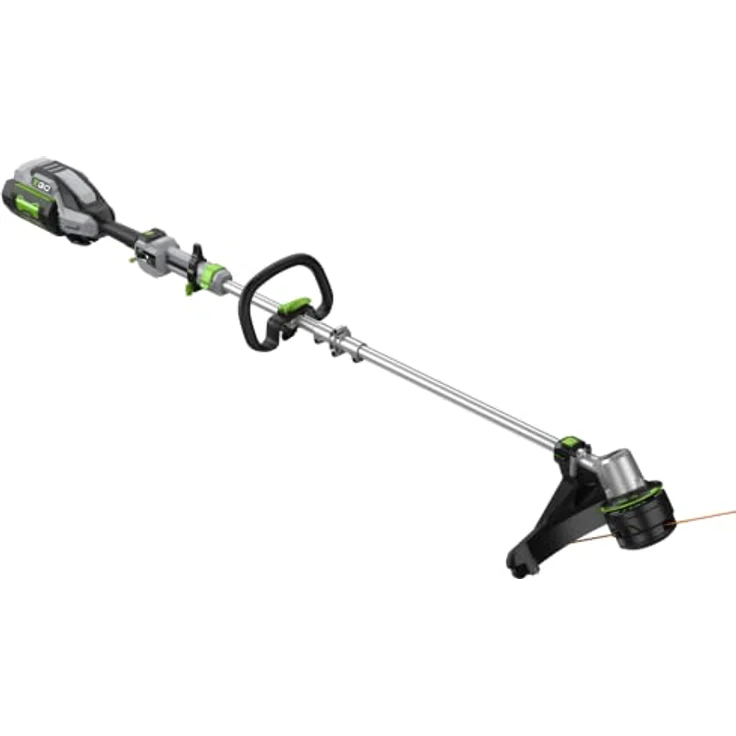 EGO ST1610E-T Fadentrimmer 40 cm Schnittbreite, 2,4 mm Faden, Variable Geschwindigkeit, POWERLOADTM Aufwickelautom., IQ-LINE Nachführautom., Teleskopfunktion, Rundgriff, Schultergurt – Bild 2