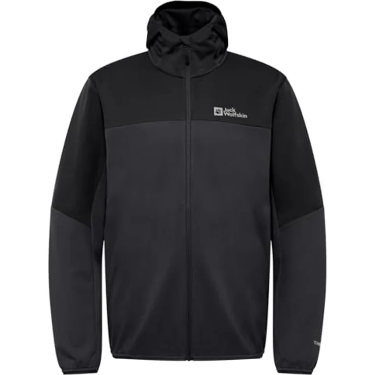 Jack Wolfskin Feldberg Hoody M, Herrenjacke aus atmungsaktivem Texashield Pro, winddicht und wasserabweisend, XXL – Bild 3