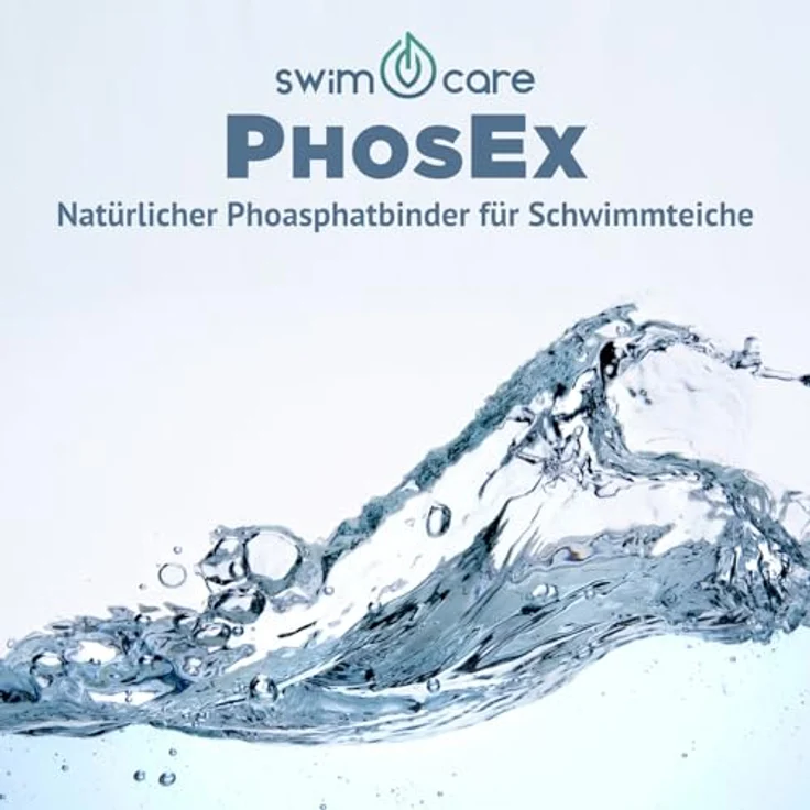 swimcare Phos-Ex, Natürlicher Phosphatbinder zur Teichpflege, 15 kg Sack, bindet Phosphate und Schwermetalle – Bild 3