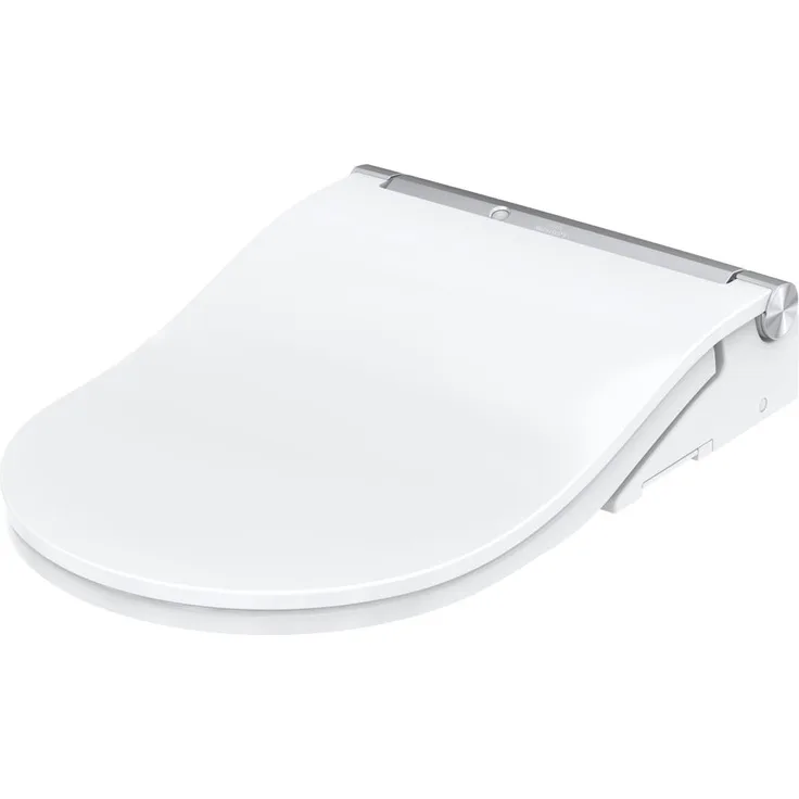 TOTO Washlet RW Dusch-WC, Silber mit Fernbedienung, EWATER+, Clean Case und Entkalkungsfunktion