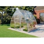 Terrando Gewächshaus Viola 3x2m, 4mm, zweigeteilte Tür, Einzelfenster, polycarbonat, Made in EU, flexibel erweiterbar