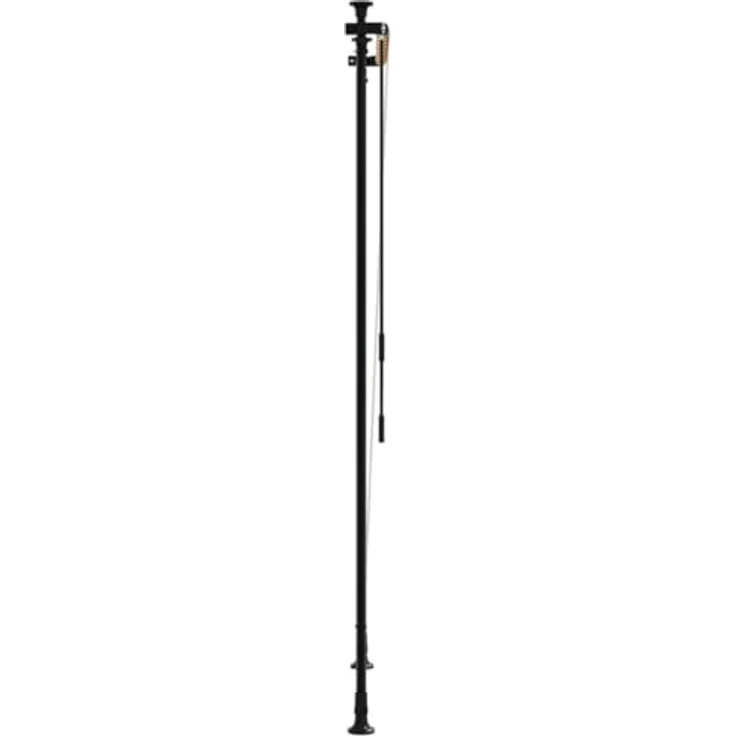 vidaXL Außenrollo, Senkrechtmarkise mit Kurbel, Einziehbar Sichtschutz für Terrasse Balkon, Sonnenschutzrollo, Orange Weiß 120x270cm Stoff Stahl – Bild 4