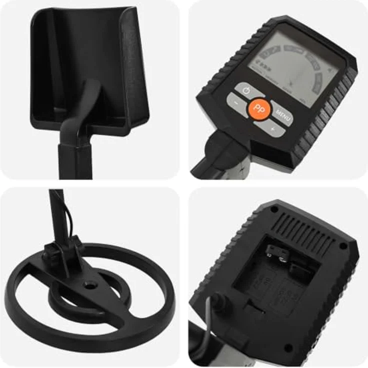 vidaXL Metalldetektor mit LCD-Display, 3 Modi, 19 cm wasserdichte Suchspule, Schwarz – Bild 9
