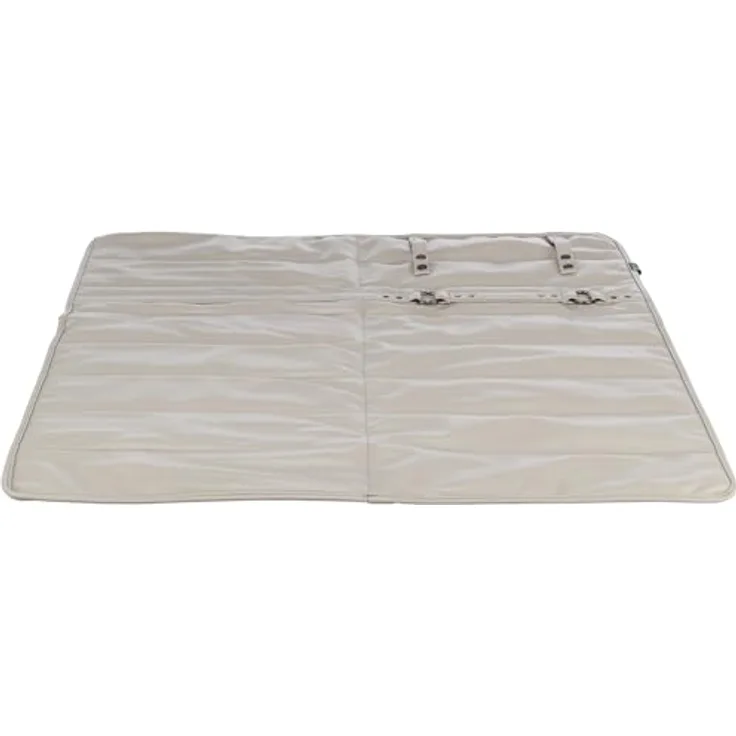 TRIXIE Reisedecke CityStyle für Hunde, 80 x 80 cm, beige - platzsparend, gemütlich, pflegeleicht mit abnehmbarem Tragegriff - 28230