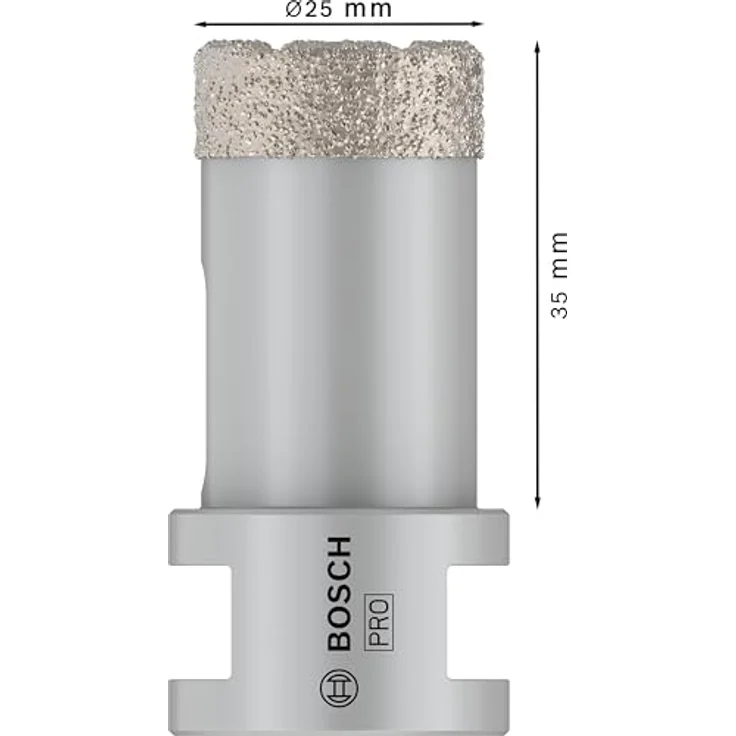 Bosch Accessories Diamant-Trockenbohrer Dry Speed 25 mm, diamantbestückt für Hartkeramik – Bild 3