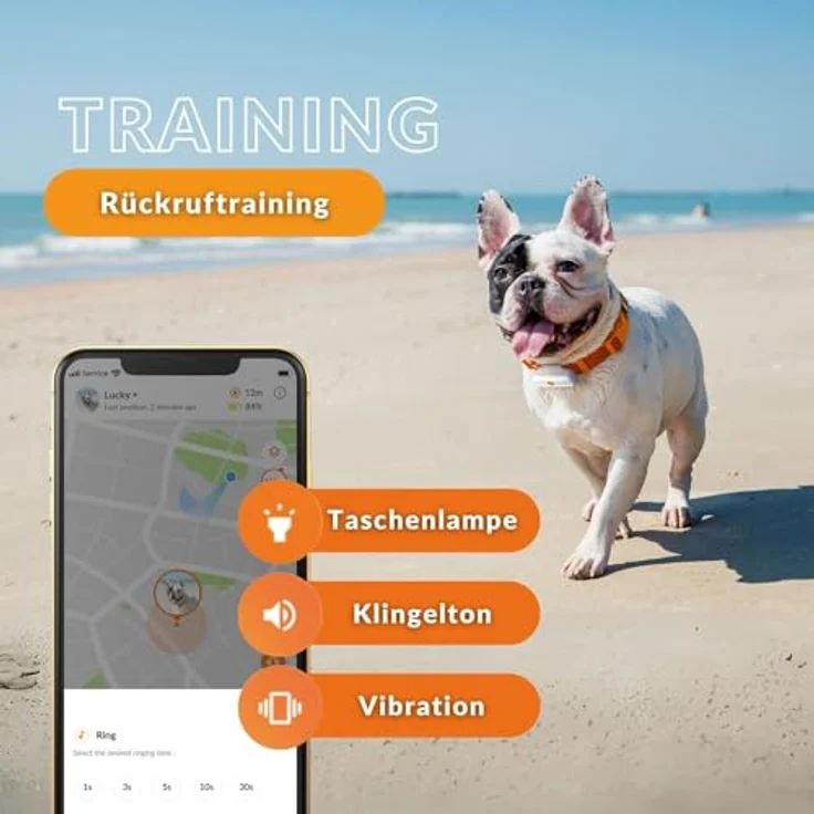 Weenect XS für Hunde - NEU Mini GPS-Tracker für Hunde | GPS-Tracking in Echtzeit | Kleinstes Modell auf dem Markt | Abonnement | Wasserdicht – Bild 5