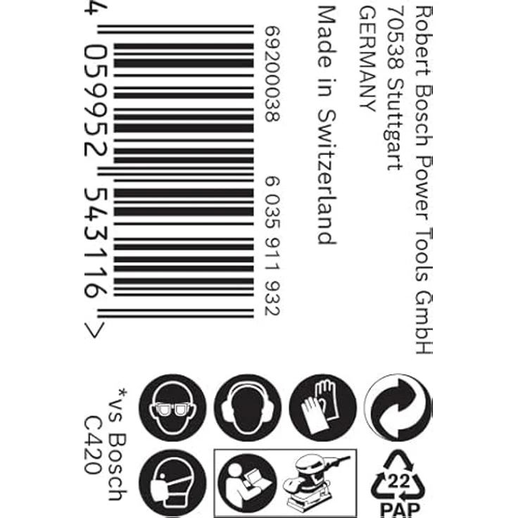 Expert C470 Schleifpapierrolle zum Handschleifen,93 mm x 50 m, G 180 – Bild 5