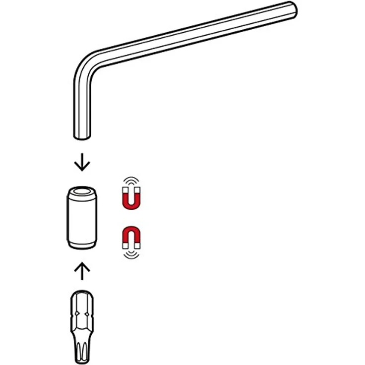 PB Swiss Tools Schraubenzieher PB 470 (Torx (TX), Schlitz, Innensechskant, Phillipps-Kreuzschlitz (PH)) - Fahrrad-Multitool, leicht und robust – Bild 4