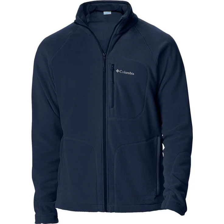 Columbia Fleecejacke Fast Trek™ II Full Zip Fleece mit Stehkragen, Herrenjacke aus weichem Fleece Material, warmhaltend, Sicherheitstaschen, Columbia-Logo, schwarz – Bild 1