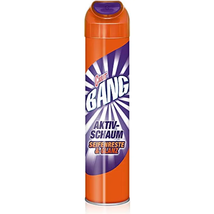 CILLIT BANG Aktivschaum Seifenreste & Glanz – Ultra effektiver Schaumreiniger für Dusche und Bad – Reinigung ohne Nachwischen – 3 x 600 ml
