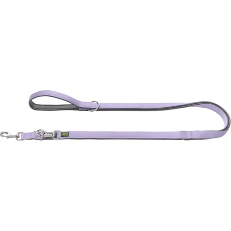 HUNTER Verstellbare Führleine NEOPREN, Lavendel-grau, strapazierfähiges Nylon, 3-fache Verstellmöglichkeit, weiche Neoprenpolsterung, Größe: 25-200 – Bild 2