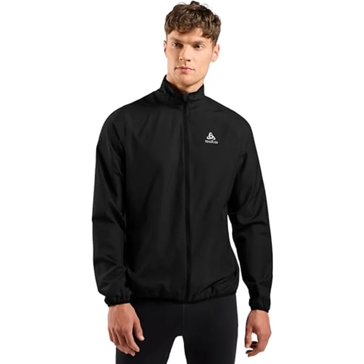 Odlo Essential Light Jacke Schwarz 2XL Mann - Wasserabweisend, windabweisend, reflektierende Details – Bild 2