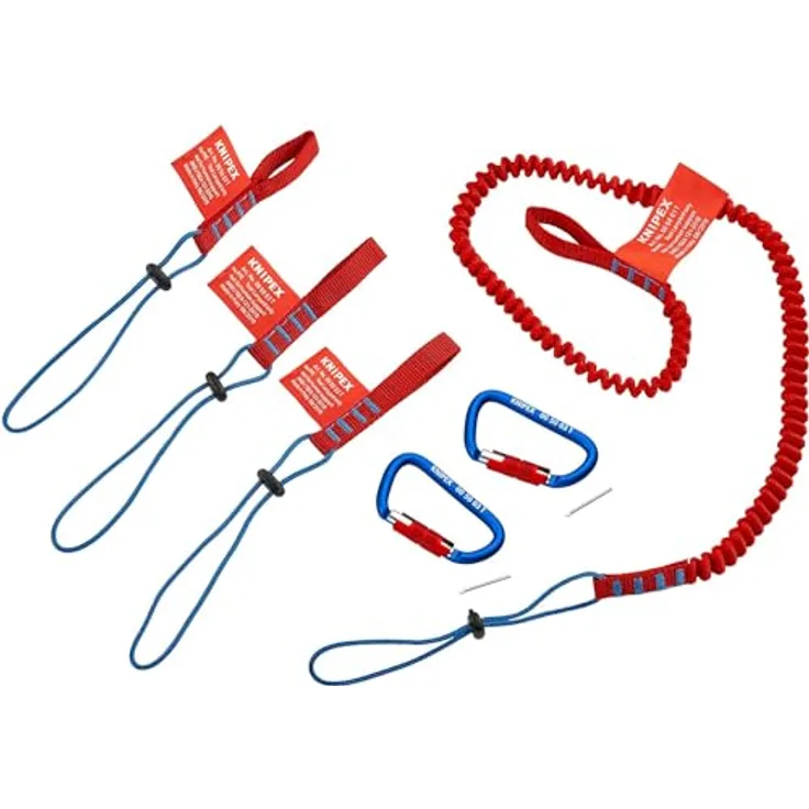 Knipex 00 50 04 T BK Sicherungssystem-Set (SB-Karte/Blister) - Werkzeug-Sicherungssystem mit vielfältigen Einsatzmöglichkeiten, attraktive Verkaufsverpackung