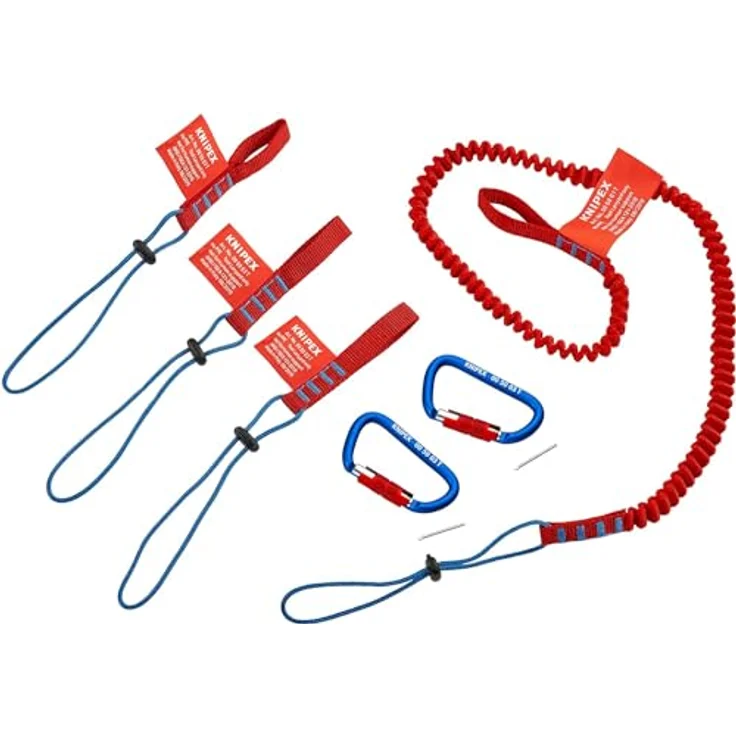 Knipex 00 50 04 T BK Sicherungssystem-Set (SB-Karte/Blister) - Werkzeug-Sicherungssystem mit vielfältigen Einsatzmöglichkeiten, attraktive Verkaufsverpackung – Bild 1