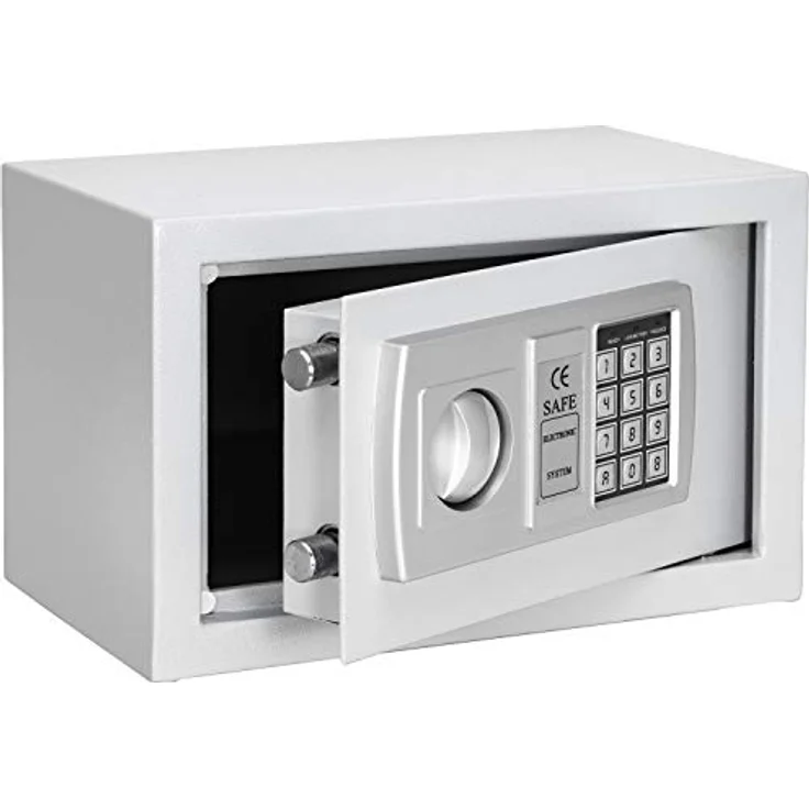 KESSER Tresor Safe Elektronik-Zahlenschloss 31x20x20cm LED-Anzeige Stahlbolzen Silber – Bild 1