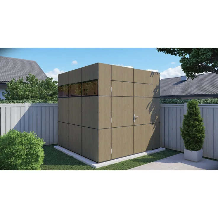 BERTILO Gartenhaus HPL 1, witterungsbeständig und farbstabil, BxT: 231x236 cm, in verschiedenen Farben erhältlich