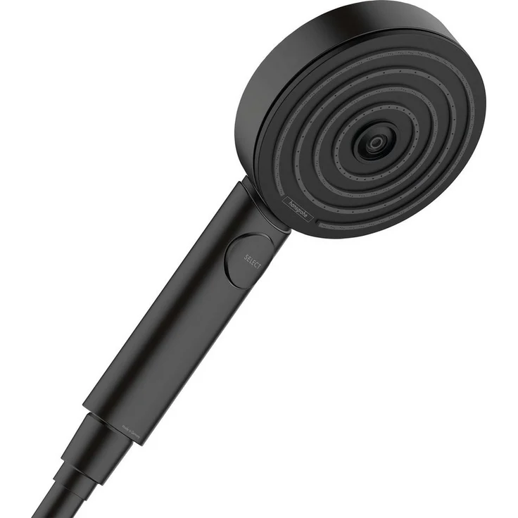 Hansgrohe Handbrause Pulsify Select S, 10,5cm, 3 Strahlarten Relaxation, PowderRain, IntenseRain, Massagestrahl - Zeitlose Wohlfühldusche – Bild 1
