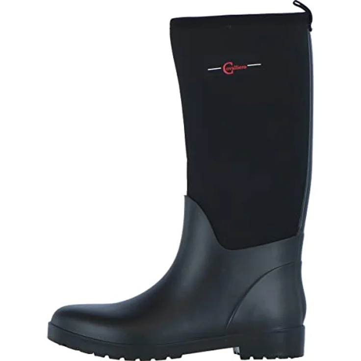 Covalliero Stiefel NeoLite, Sicherheitsstiefel schwarz hoch mit selbstreinigendem Profil und wärmeisolierendem Synthesekautschuk – Bild 3