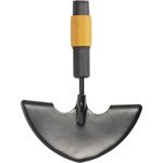 Fiskars QuikFit Kantenstecher Rasenkantenschneider, gehärteter Borstahl, Trittkante