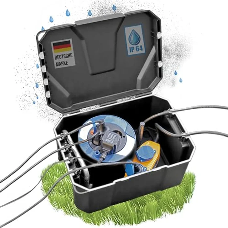 Heissner Powerbox Stromverteilerbox für Garten, Beleuchtung, Pool, Handwerk, Weihnachtsbeleuchtung – Bild 2