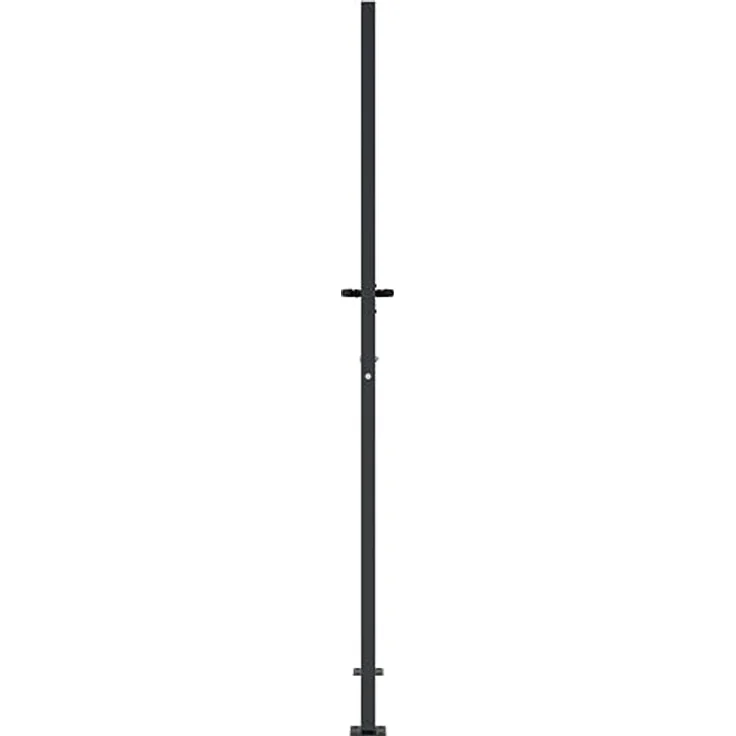 vidaXL Gartentor Anthrazit 105x180 cm Stahl Baum-Design Abschließbar mit 3 Schlüsseln – Bild 5