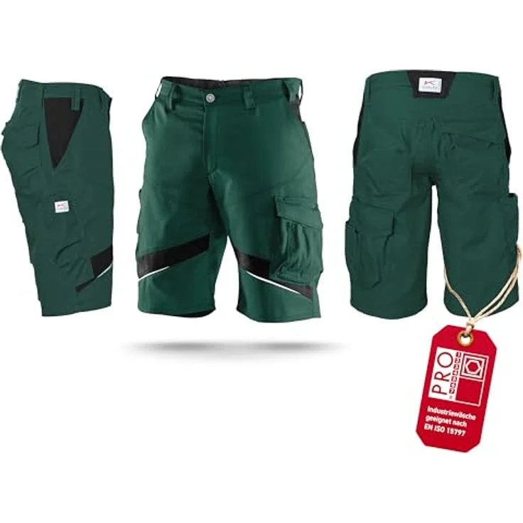 Kübler Activiq Shorts 48, moosgrün-schwarz – Bild 2
