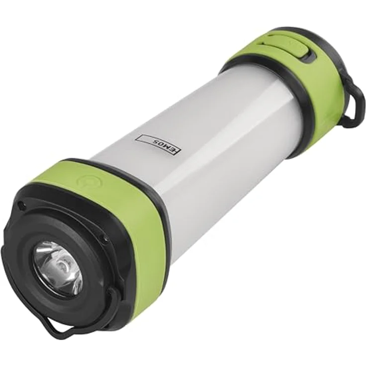 EMOS LED Camping Laterne, tragbare 360° Akku-Campinglampe mit Rotlicht und Powerbank Funktion, Magnet und Haken, 7 Modi, 360 lm, 190 m Leuchtweite - blau – Bild 1