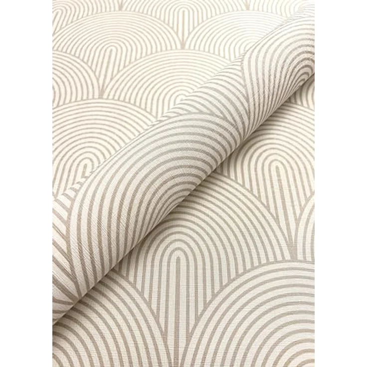Newroom Tapete Beige Vlies Bogen, Modern Boho Art Deco mit hochwaschbeständiger Vinyl-Oberfläche, 10,05 m x 0,53 m – Bild 2