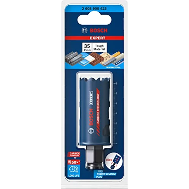 Bosch Lochsäge Expert Tough Material Sägen-Ø 35 mm Schnitttiefe 60 mm Power Change Plus – Bild 2