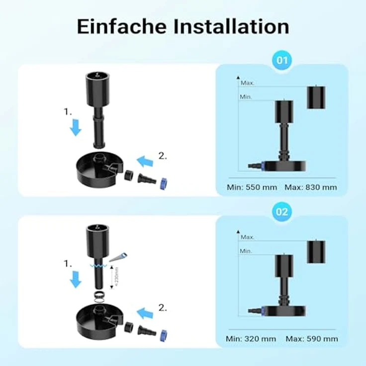 Skimmer CSP-40 Standskimmer bis 40 m² flexibel einsetzbar - Sunsun – Bild 8