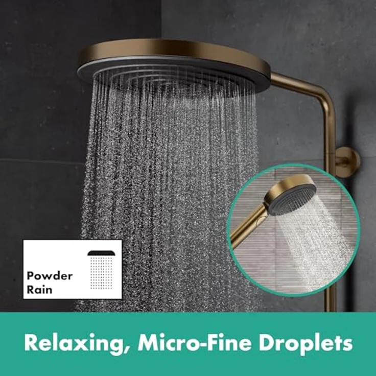 hansgrohe Pulsify S Puro Duschsystem 260, 1jet, Ecostat Fine mit Handbrause 3jet und EcoSmart-Technologie – Bild 3