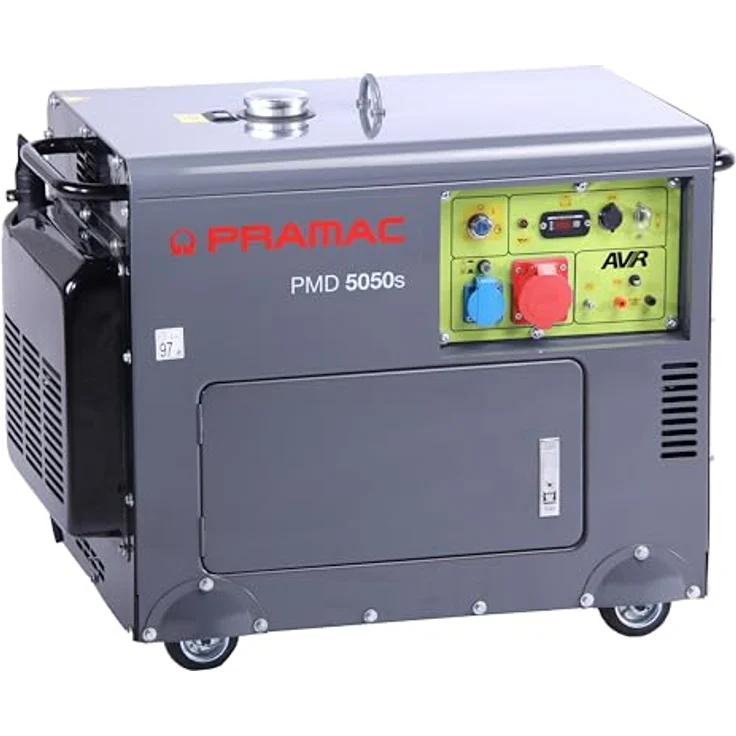 Pramac Stromerzeuger PMD 5050 s, Diesel 230V/400V, E-Start, schallgedämmtes Aggregat in Beschichtung gegen Korrosion – Bild 3