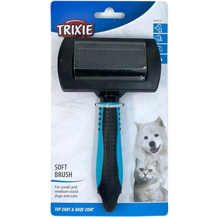 Trixie Softbürste für Hunde Deckhaar & Unterwolle – Bild 4