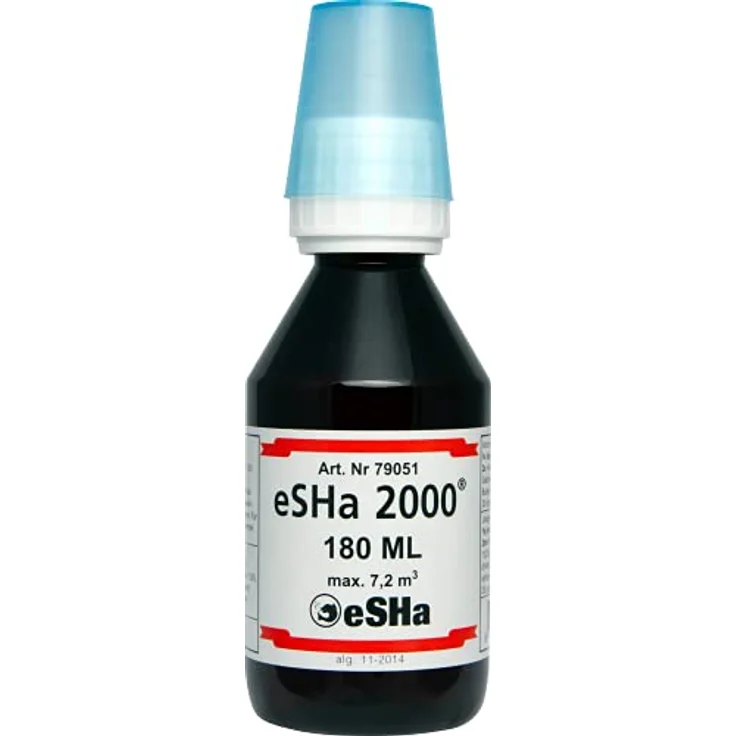 eSHa Labs eSHa 2000 – Breitbandheilmittel gegen Verpilzungen, Flossenfäule und bakterielle Krankheiten, 180 ml, für Teich- und Aquarienfische – Bild 1