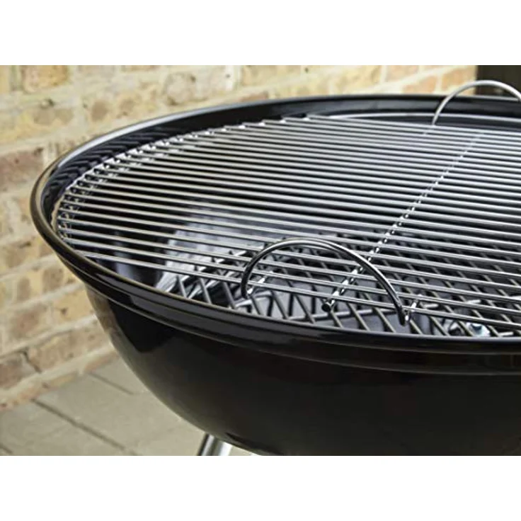 Weber Compact Kettle Holzkohlegrill, 57 cm, Schwarz (1321004), 58x66x96 cm – Bild 5