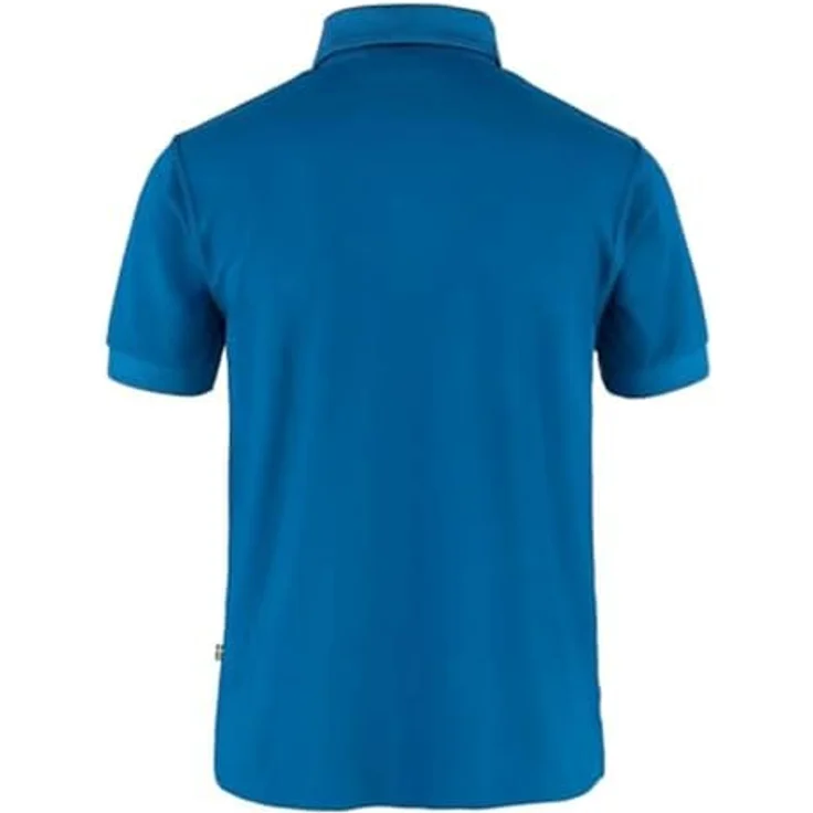 Fjällräven Herren Crowley Pique T-Shirt, schnelltrocknendes Poloshirt, marineblau – Bild 2