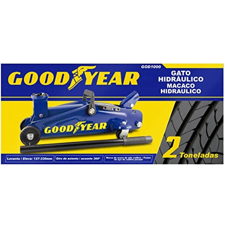 GOODYEAR GOD1000 Hydraulischer Heber 2 Tonnen – Bild 2