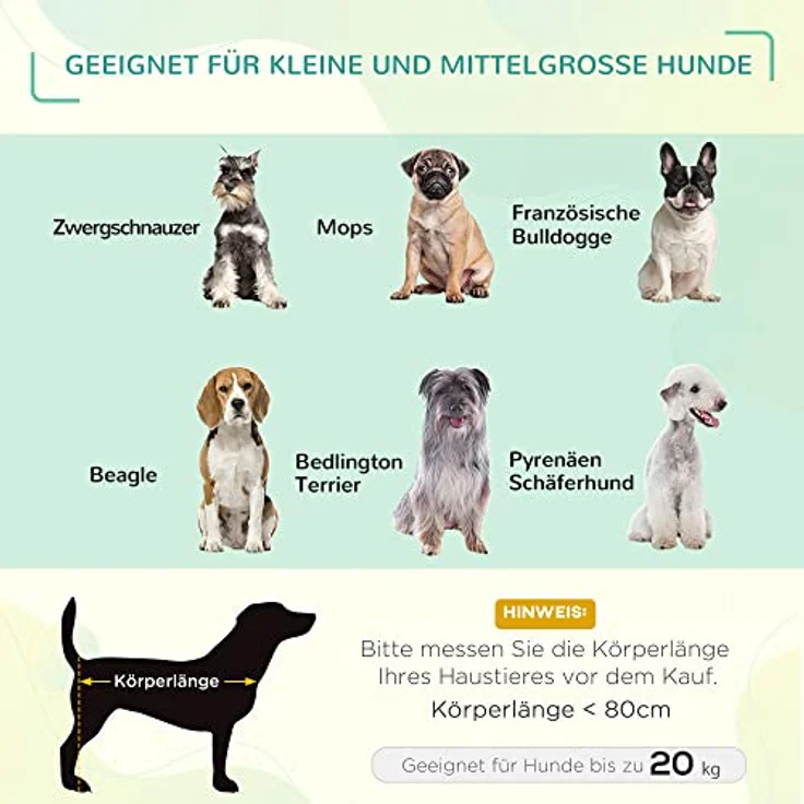 PawHut Haustierbett mit Baldachin, Erhöhtes Hundebett, Hundeliege Outdoor mit Dach, Atmungsaktiv, Taftstoff Kaffee 92 x 76 x 90 cm – Bild 4