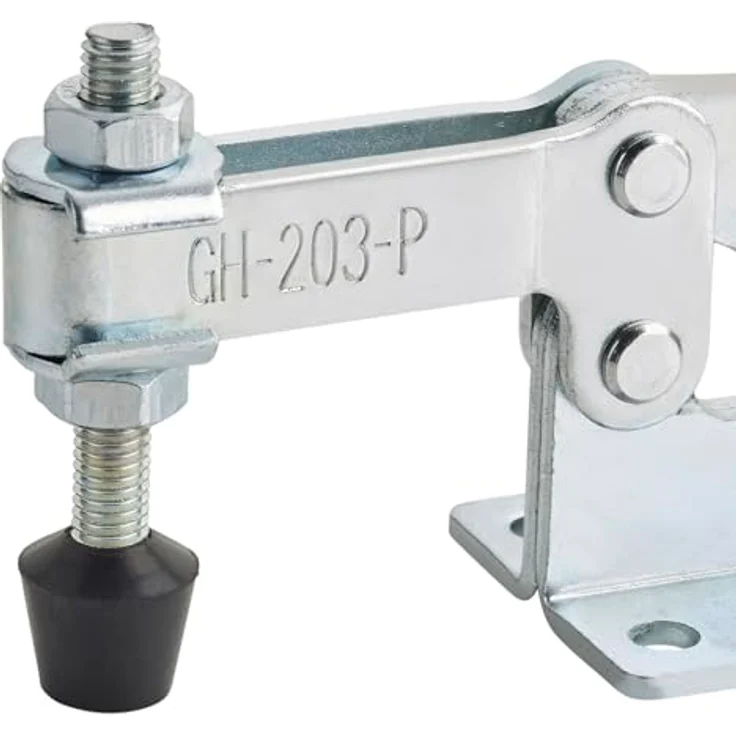 SO-TECH Kniehebelspanner, Kniehebelklemme mit Haltekraft bis zu 227 kg, 4 Stück, rot – Bild 4