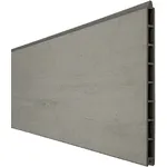 GroJa Solid Steckzaun Grande, moderner Sichtschutzzaun (180 x 24 cm, Sand) mit witterungsbeständiger Ummantelung