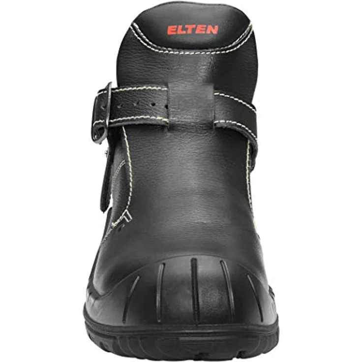 ELTEN Elten Carl S3 HI, Arbeitsschuh aus Rindleder mit Stahlkappen und hitzebeständiger Sohle, schwarz – Bild 2