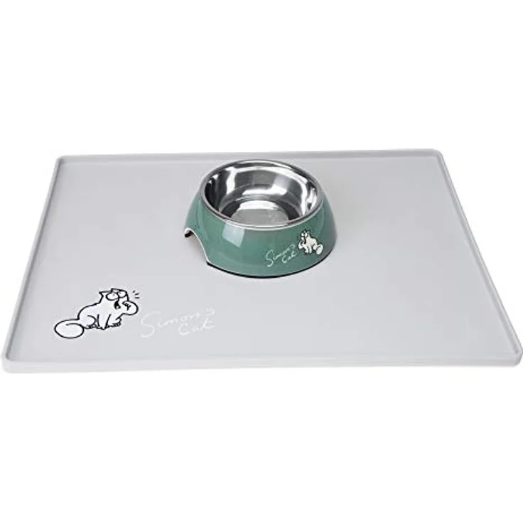 Simon's 522106 Cat Napfunterlage L: 40 cm B: 30 cm H: 1 cm hellgrau – Bild 2