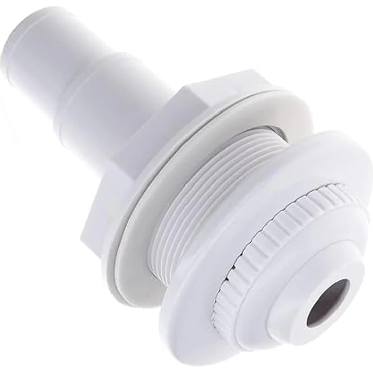 Amapool Einströmdüse 14 cm, verstellbare Einlaufdüse für Pool mit 38/32 mm Schlauchtülle, schwenkbarer Düsenkopf, tropfsicher mit Silikon-Dichtungen – Bild 1