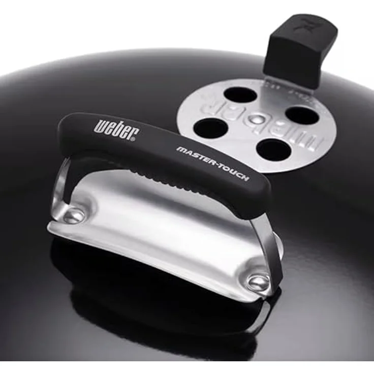 Weber E6755 Master Touch Barbecue mit Kohlefaser - nero, Holzkohlegrill mit WEBER CRAFTED Grillrost und Räuchereinstellung – Bild 5