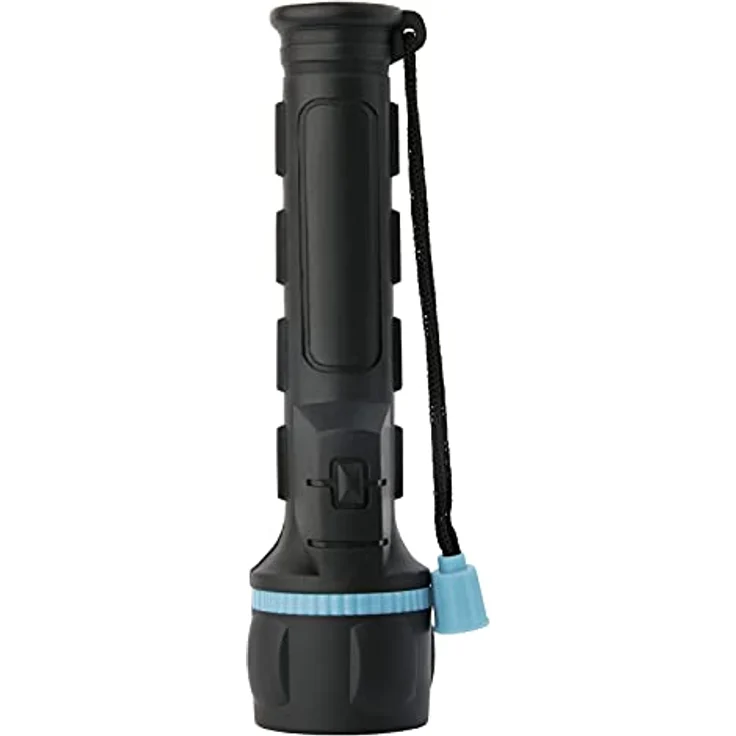 EMOS P3861 LED Gummi-Taschenlampe, 45 Stunden Leuchtdauer, IP43 wasserfest, Lichtstrom 15 Lumen, 25 m Leuchtweite, batteriebetrieben – Bild 2
