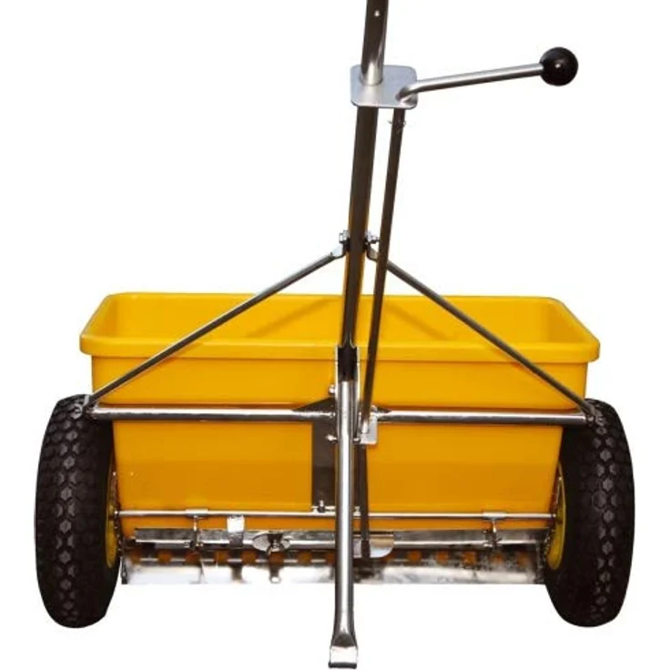 Cemo Streuwagen "KS 35-E", 35 l mit Lufträdern, klappbarem Stützfuß und längenverstellbarer Schubstange – Bild 5