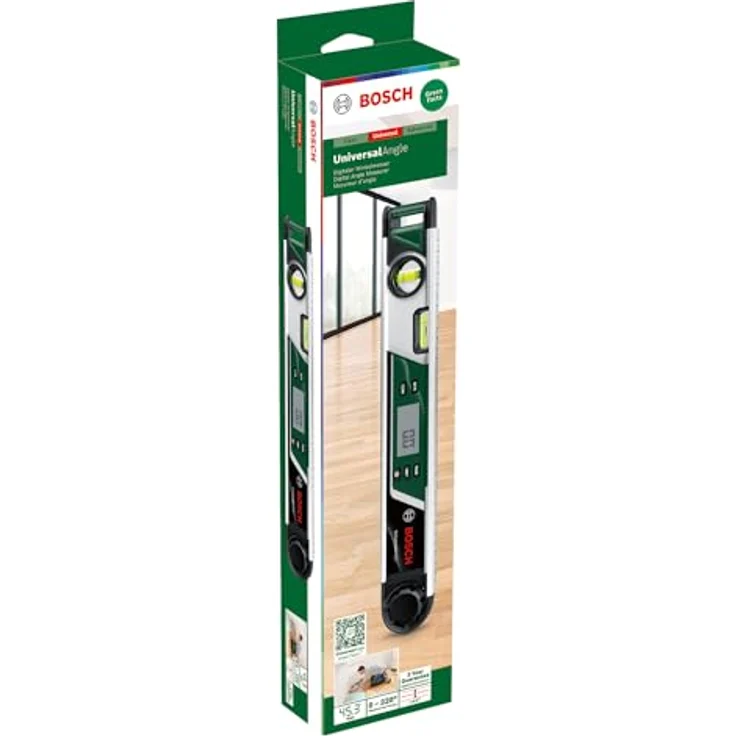 Bosch Winkelmesser UniversalAngle, präzises Messen von Winkeln bis 220°, Schenkellänge 40 cm, inkl. Zubehör und Karton – Bild 2
