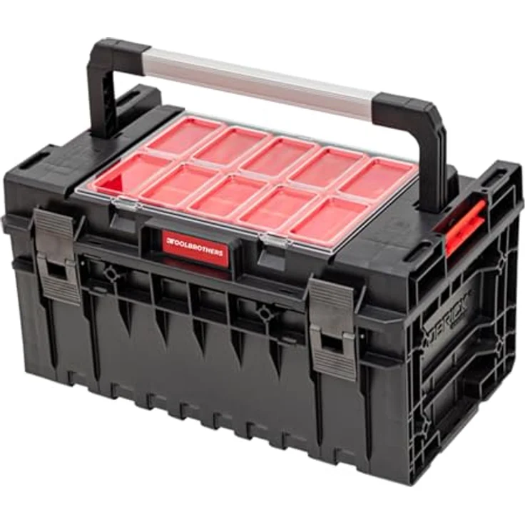 Tool Brothers RHINO XXL Werkzeugkoffer ECO Handling+, stapelbar, IP66, 38 l, 585 x 385 x 320 mm – Bild 3