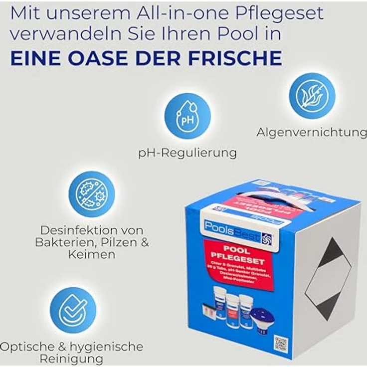 PoolsBest® Pool Starter Set 5in1 für Pool-Anfänger – Bild 5